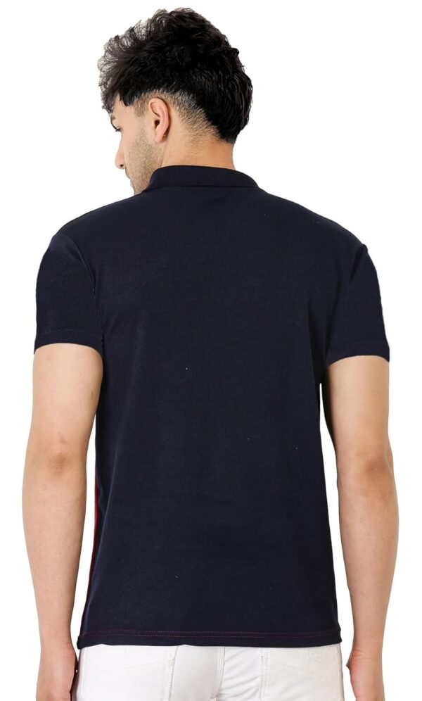 LEOTUDE Men's Matty Regular Fit Half Sleeve Polo T-Shirt Combo (Pack of 3) - Image 3