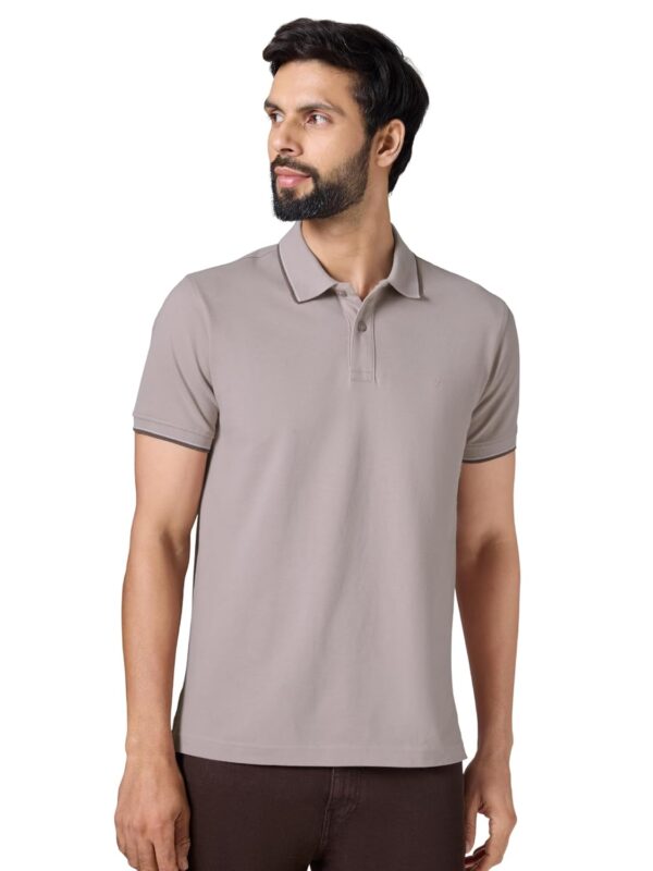 XYXX Accent Men's Solid Cotton Polo T Shirt | Collar Tshirts | Half Sleeves | Solid-Slim Fit