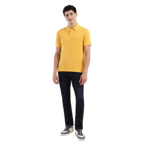 Levi's Men Cotton Polo Collar Regular Fit Solid T-Shirts - Image 5