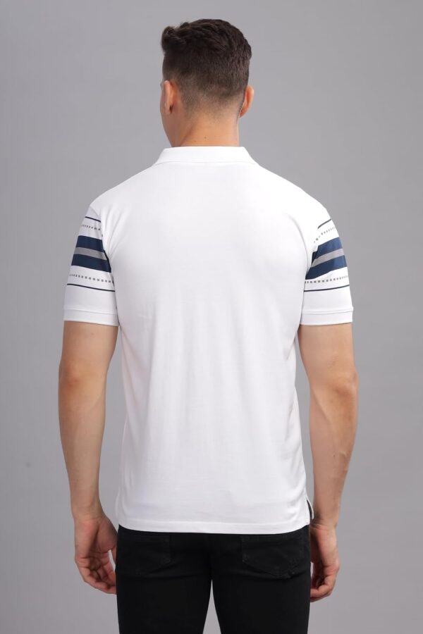 ADRO Regular Fit Polo T-Shirt for Men| Printed Polo T-Shirt | Cotton Polo T Shirt - Image 3
