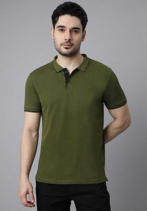 Wear Your Opinion Men's Premium Pique Cotton Polo Collar Neck T-Shirt - Image 2