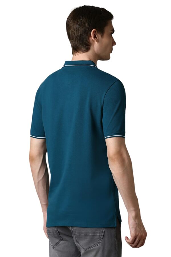 Louis Philippe Men's Cotton Slim Fit Polo T-Shirt - Image 3