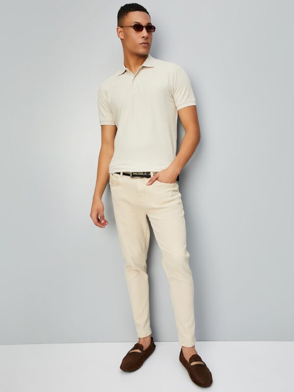 Max Mens Cotton Blend Solid Regular Fit T-Shirt - Image 4