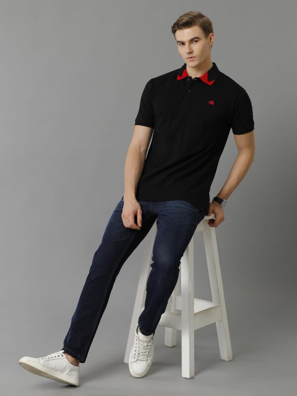 ADRO Men's Polo Collar All Over Printed Half Sleeve T-Shirt - 100% Combed Cotton - Ultra Soft - Regular fit T-Shirt for Men - Image 7