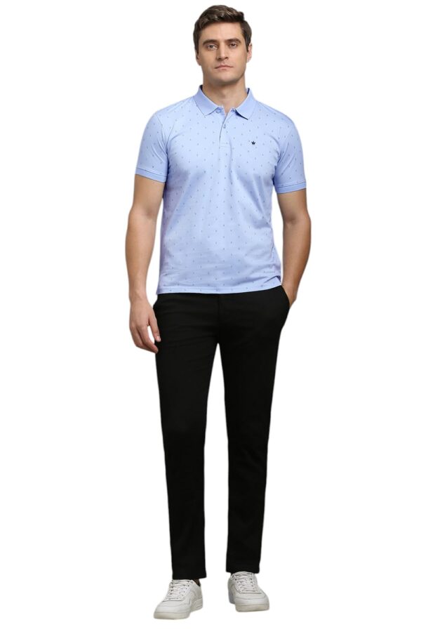 Louis Philippe Men's Cotton Regular Fit Polo T-Shirt - Image 5