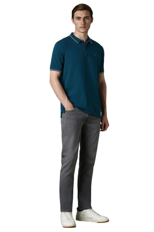 Louis Philippe Men's Cotton Slim Fit Polo T-Shirt - Image 5
