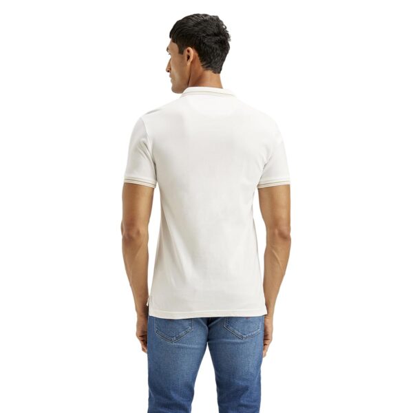 Levi's Men's Solid Slim Fit Polo T-Shirt White - Image 2