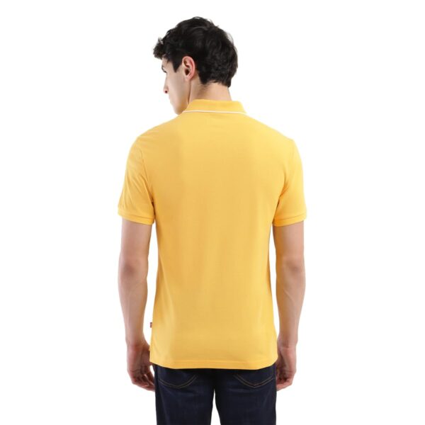 Levi's Men Cotton Polo Collar Regular Fit Solid T-Shirts - Image 2