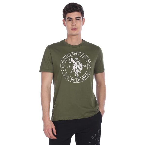U.S. POLO ASSN. Men Cotton Regular Fit T-Shirt