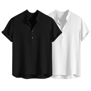 Leriya Fashion Men's Half Sleeve Polyester Lycra Regular Fit Casual Plain T-Shirt Ð Stylish & Comfortable (Available in Plus Size and Combo Pack of 2)