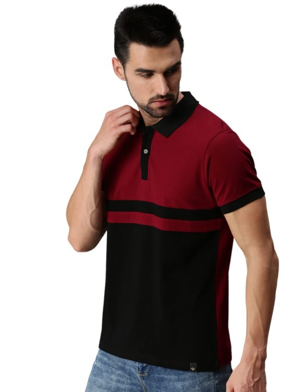 Veirdo Mens Polo Formal Classic Fit T Shirts for Men, Half Sleeves Polo Tshirt, Stylish, Cotton T Shirts - Image 3