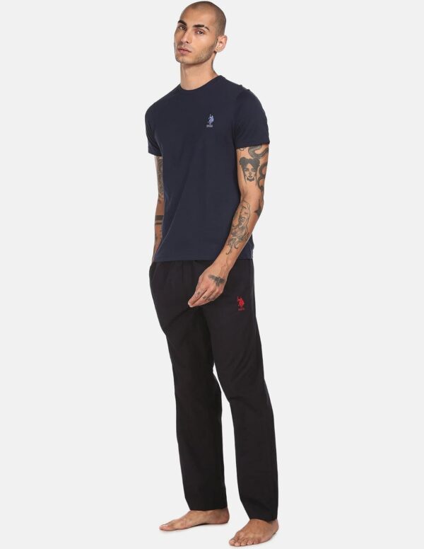 U.S. Polo Assn Mens Crew Neck Embroidered Logo I633 Lounge T-Shirt - Pack of 1 - Image 2