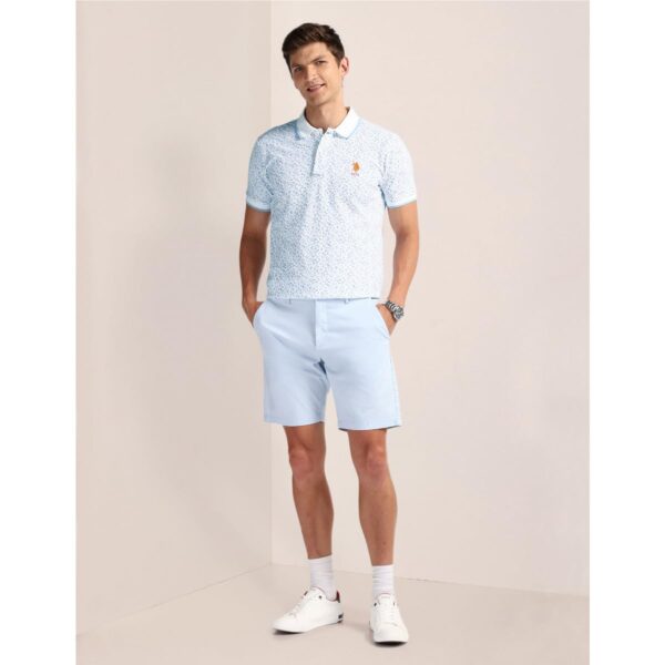 U.S. POLO ASSN. Men's Floral Fitted Polo Shirt - Image 3