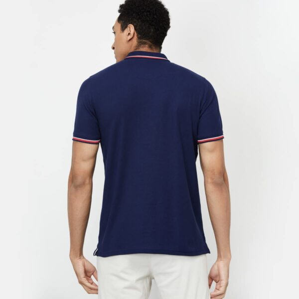 Max Mens Cotton Regular Fit Solid Polo T-Shirt - Image 5