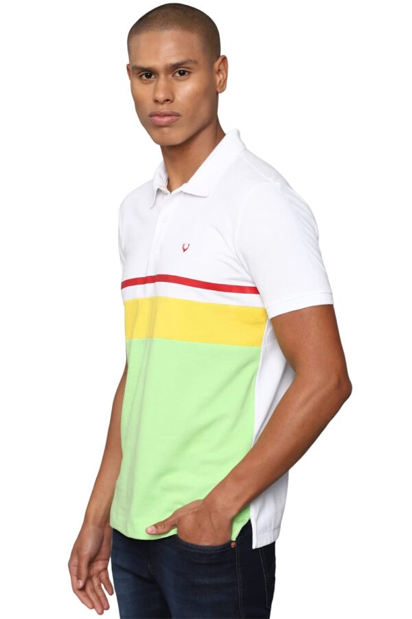 Allen Solly Men's 100% Cotton Regular Fit T-Shirt - Image 2