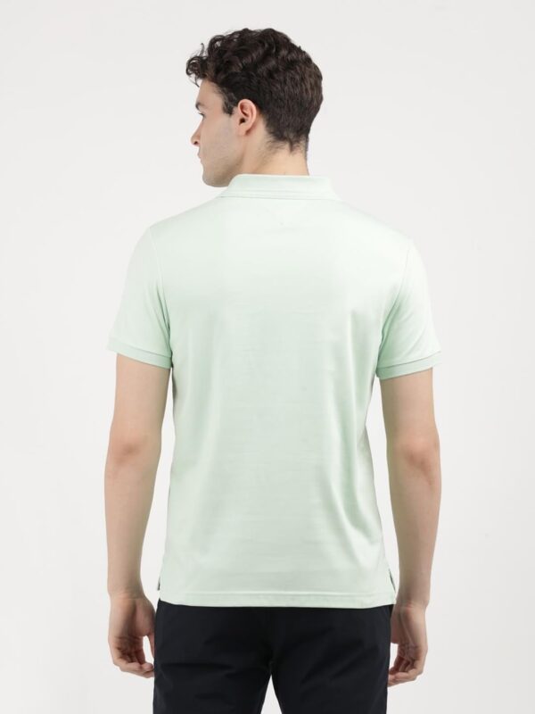 Tommy Hilfiger Solid Regular-Fit Cotton Polo T-Shirt - Image 5