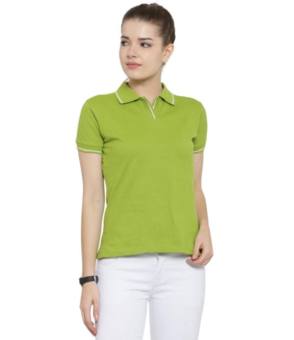 Scott International Women's Regular Fit 100% Pure Organic Cotton Polo T-Shirt | Womens Polo Collar Neck T-Shirt | Cotton Plain Polo Neck Half Sleeve T-Shirt | Tshirts for Women