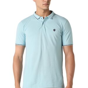 Van Heusen Men's Cotton Solid Regular Fit T-Shirt