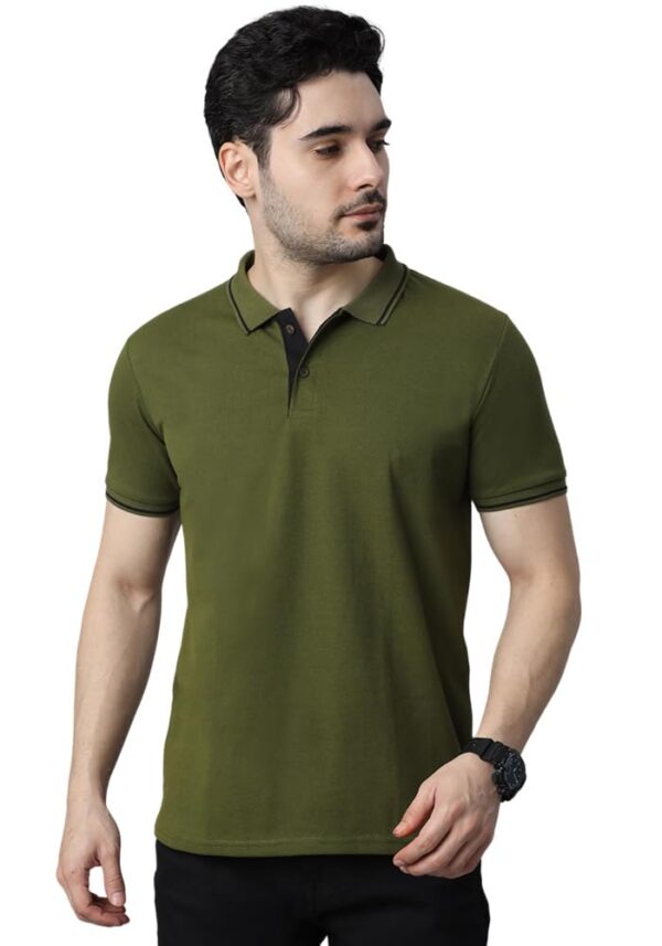 Wear Your Opinion Men's Premium Pique Cotton Polo Collar Neck T-Shirt