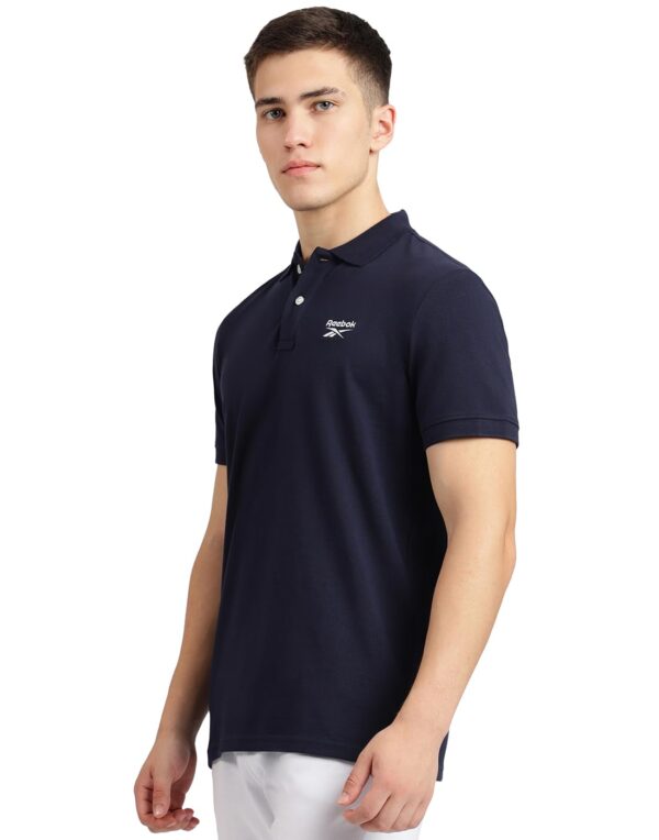 Reebok Men's Foundation Polo Shirt - Everyday Smart Casual Polo T-Shirt - Image 3