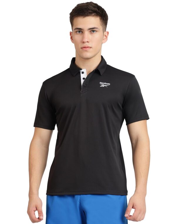 Reebok Men's RBK Vector Polo Shirt - Sporty Everyday Short Sleeve Polo