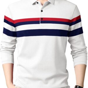 Noble Monk Men's Polycotton Regular Fit Full Sleeves Polo T-Shirt (Combo Pack of 2)