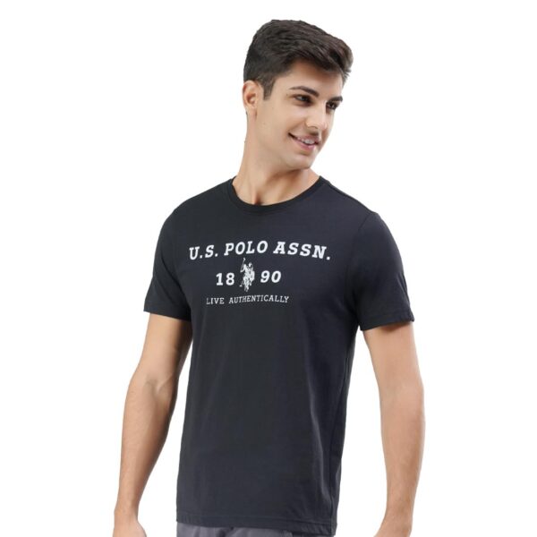 U.S. POLO ASSN. Men's Cotton Regular Fit Comfort Fit Brand Print I683 T-Shirt - Pack of 1 - Image 2
