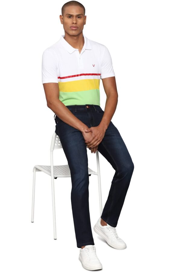 Allen Solly Men's 100% Cotton Regular Fit T-Shirt - Image 5