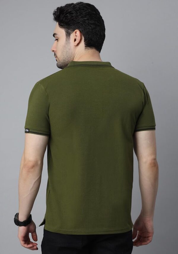Wear Your Opinion Men's Premium Pique Cotton Polo Collar Neck T-Shirt - Image 4