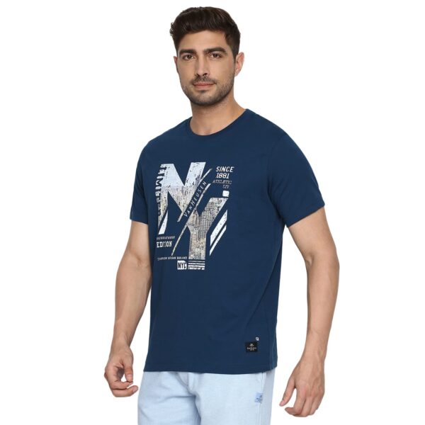 Van Heusen Men's Cotton Regular Fit T-Shirt - Image 2
