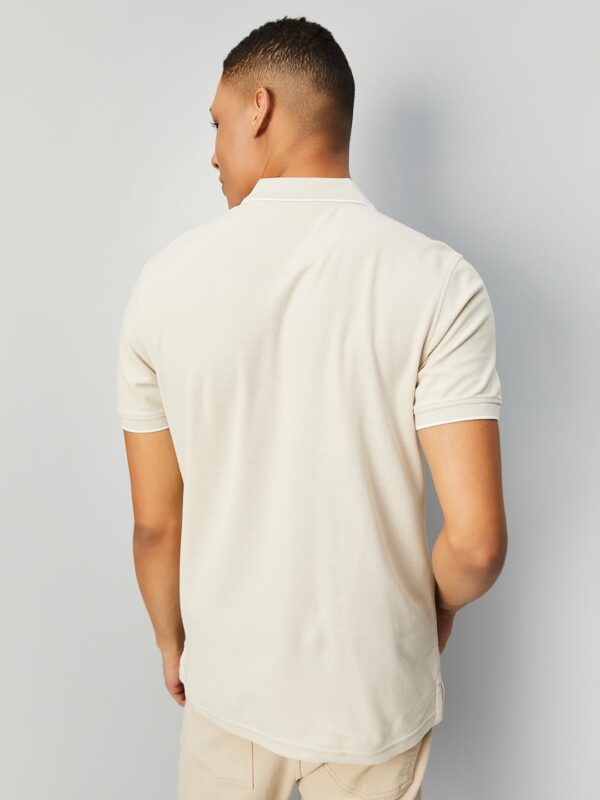 Max Mens Cotton Blend Solid Regular Fit T-Shirt - Image 5