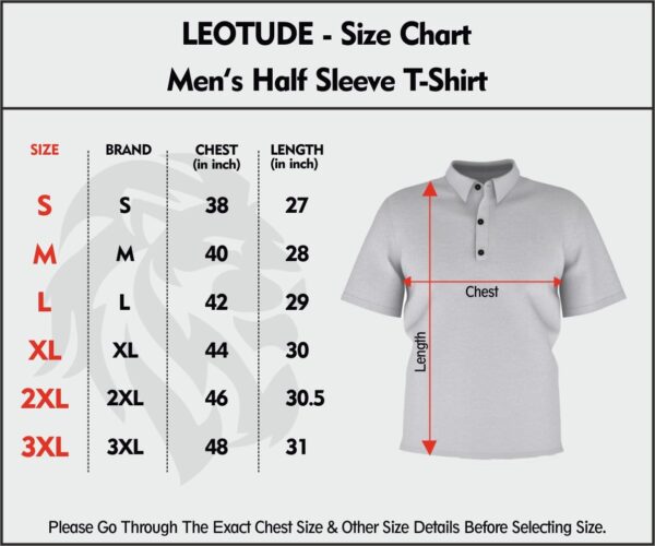 LEOTUDE Men Matty Regular Fit Plain Polo T-Shirt - Image 4