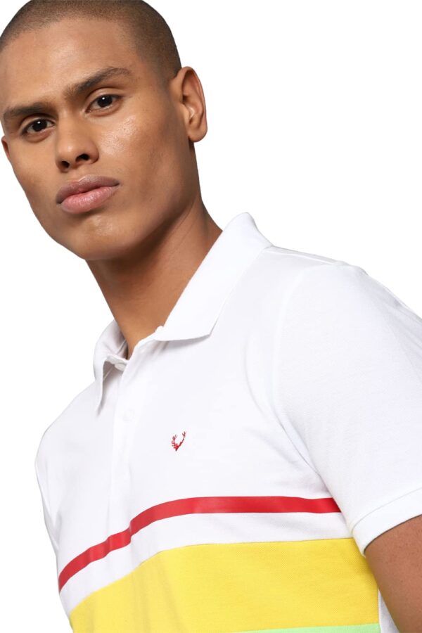 Allen Solly Men's 100% Cotton Regular Fit T-Shirt - Image 4