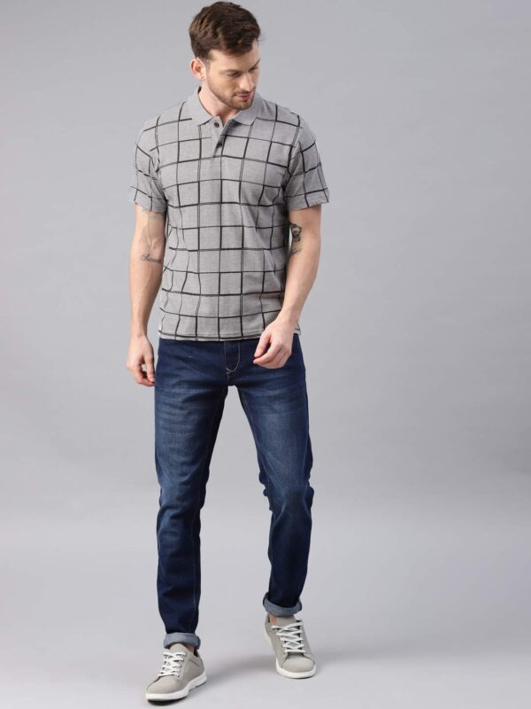 KRYPTIC Men's Pure Cotton Printed Half Sleeve Polo Tshirt - Image 5