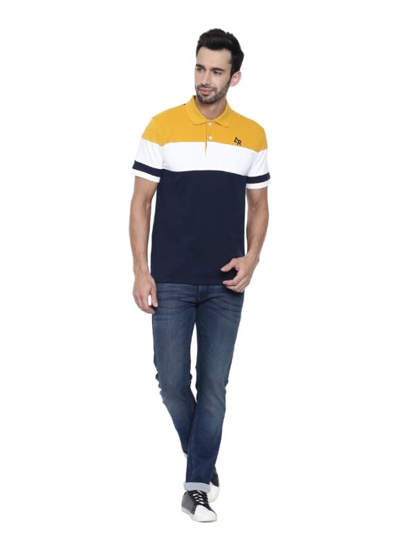 ADRO Men's 100% Cotton Regular Fit Polo T-Shirt - Image 5