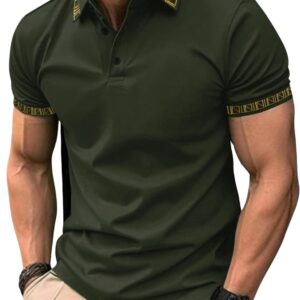 GRECIILOOKS Solid Regular Fit Polo Casual for Men – Polycotton Short Sleeve Regular Fit Tee | Perfect for Golf, Travel & Outdoor Casual Look (Available in Plus Size)