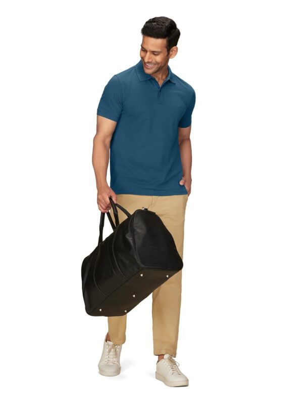 XYXX Men's Nova 100% Combed Cotton Regular Fit Polo T-Shirt - Image 8