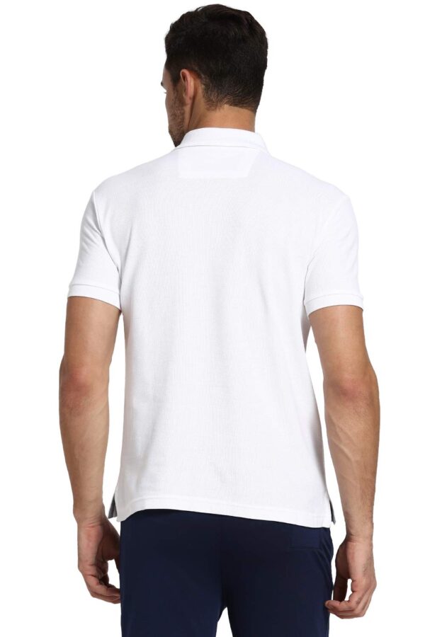 Van Heusen Men's Cotton Regular Fit Athleisure Colour Fresh Polo T-Shirt - 100% Combed - Moisture Wicking, Ultra Soft - Image 2