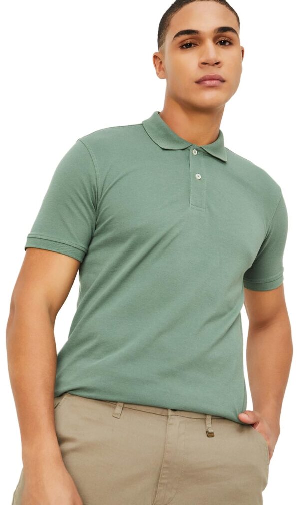 Max Mens Cotton Blend Solid Regular Fit T-Shirt