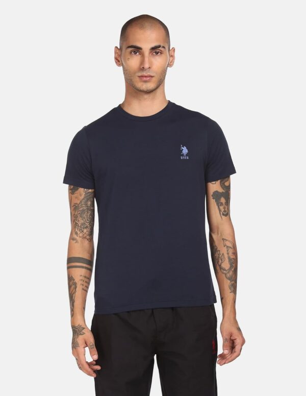 U.S. Polo Assn Mens Crew Neck Embroidered Logo I633 Lounge T-Shirt - Pack of 1 - Image 7