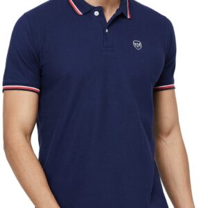 Max Mens Cotton Regular Fit Solid Polo T-Shirt