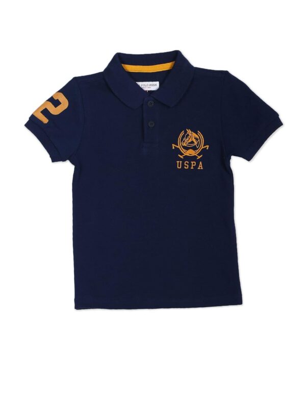 U.S. POLO ASSN. Boy's Cotton Regular Fit Polo T-Shirt