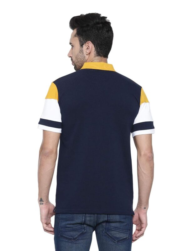 ADRO Men's 100% Cotton Regular Fit Polo T-Shirt - Image 2