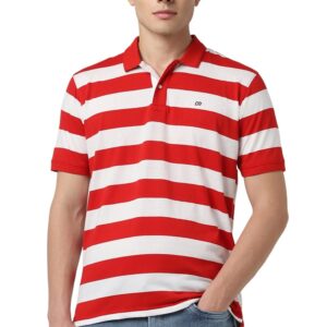 Peter England Men's Cotton Regular Fit Polo T-Shirt