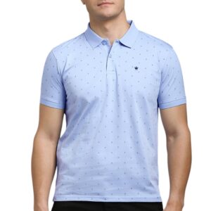 Louis Philippe Men's Cotton Regular Fit Polo T-Shirt