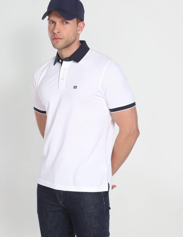 Arrow Men's Cotton Regular Fit Polo T-Shirt - Image 2