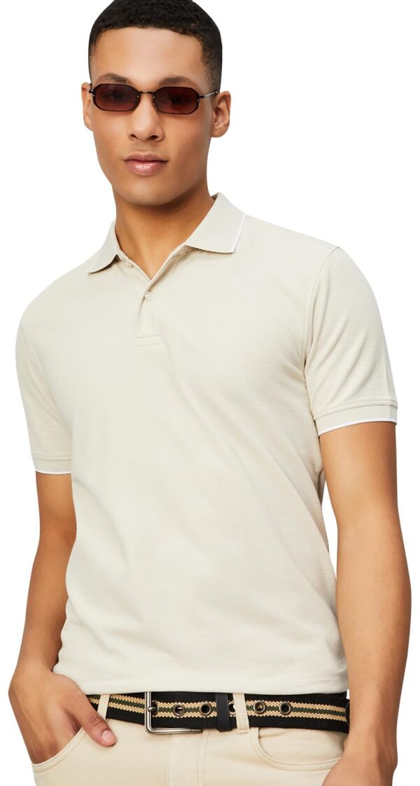 Max Mens Cotton Blend Solid Regular Fit T-Shirt