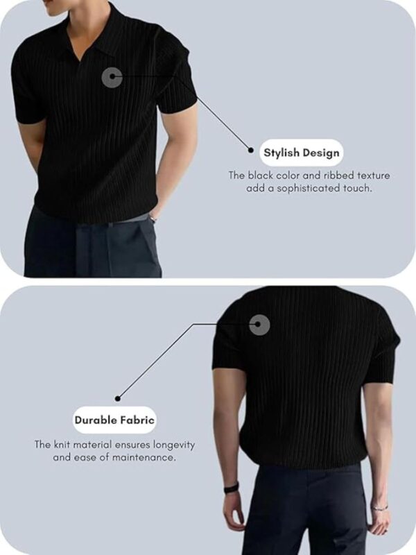 Leriya Fashion Men's Cotton Regular Fit Polo T-Shirt – Plain & Comfortable (Available in Plus Size and Combo Pack of 2) - Image 4