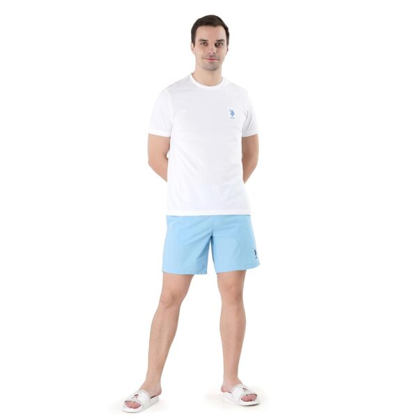 U.S. POLO ASSN. Men Cotton Crew Neck Embroidered Logo I633 Lounge Regular Fit T-Shirt (Pack of 1) - Image 5