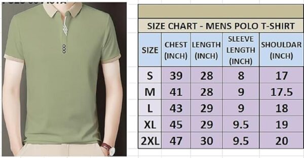 Lymio Men T-Shirt || T-Shirt for Men || Polo T Shirt (Polo-55-58) - Image 5